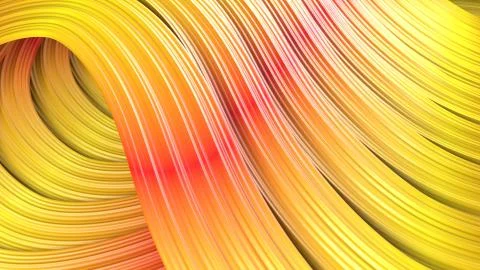 3D render of Abstract dynamic textured wave background Stock Illustration