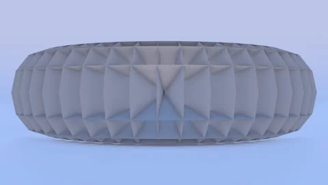 3d render abstract element rotating Stock Footage 167367630