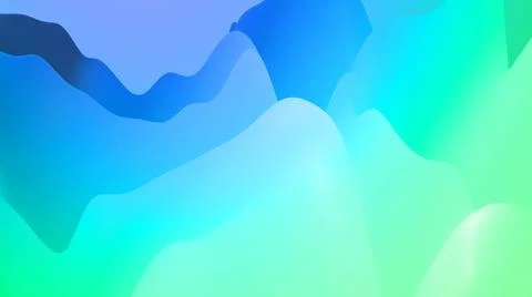 3d render. abstract fantastic background, liquid gradient of paint with internal Illustrazione stock