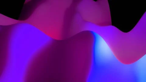 3d render. abstract fantastic background, liquid gradient of paint with internal Illustrazione stock