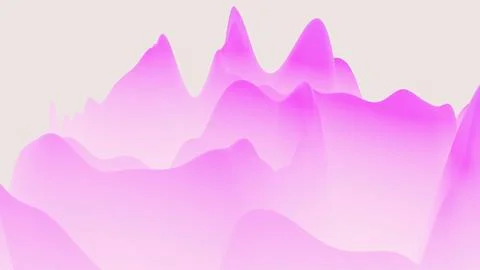 3d render. abstract fantastic background, liquid gradient of paint with internal Illustrazione stock