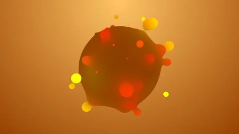 3d render abstract floating background with blurred mixed light surface. Blur Stock Illustration