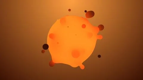 3d render abstract floating background with blurred mixed light surface. Blur Stock Illustration