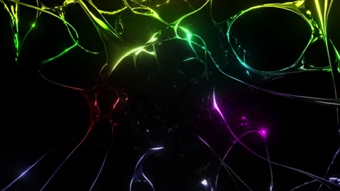 3D render, Abstract futuristic background Stock Footage 130556418