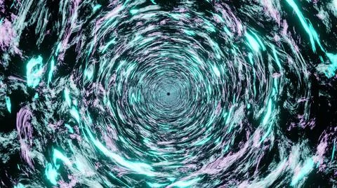 3d render. Abstract futuristic geometric background with goldes waves. Abstra Stock Illustration