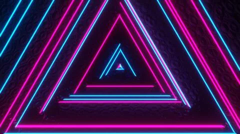 3D Render. Abstract futuristic geometric shapes background Stock Illustration