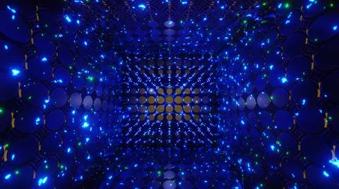 3D Render. Abstract futuristic geometric shapes background 스톡 일러스트