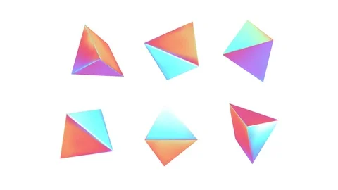 3d render, abstract, geometric art design. Stock Footage 97848767
