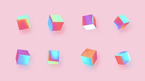 3d render, abstract, geometric art design. Stock Footage 97849030