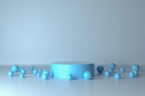 3d render, abstract geometric background, minimalistic primitive shapes, mode Stock-Illustration