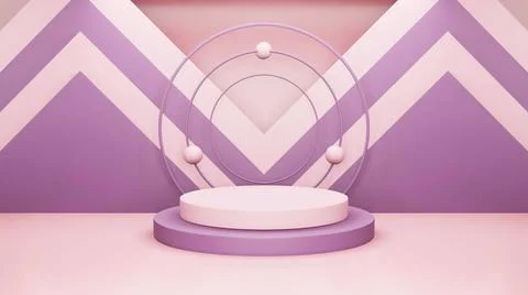 3d render, abstract geometric background, minimalistic primitive shapes, m... Stock Photos