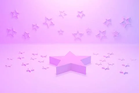 3d render, abstract geometric background, minimalistic primitive shapes, m... Foto stock