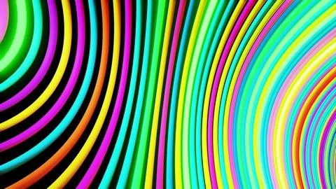 3d render. Abstract geometric bg with rings form complex structure and light 스톡 일러스트