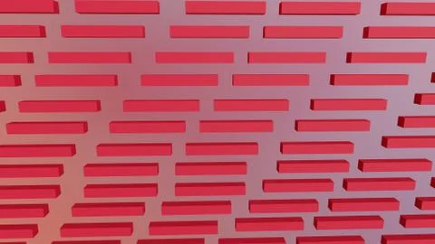 3d render abstract line for design background Illustrazione stock