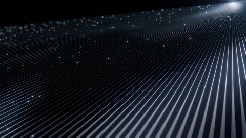 3D render Abstract Luxury Background with Elegant Glowing Lines and Particles Stock Footage 328042953