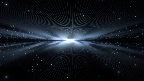 3D render Abstract Luxury Line Background Glowing Blue Particles Futuristic Stock Footage 328042709