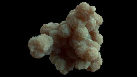 3d render abstract macro background. Macro structure. Concept illustration wi Stock Illustration