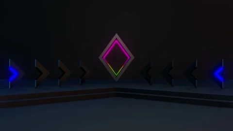 3D render abstract modern futuristic light background Stock Footage 295168889