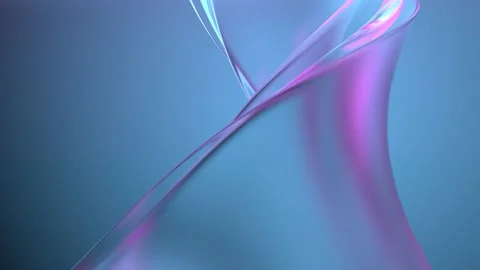 3d render abstract modern glass flow background. Liquid forms. Slow animation. Stock Footage 168066160