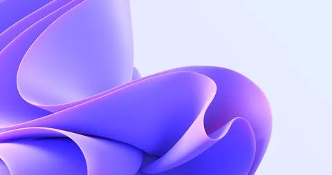 3d render abstract modern multi layer background with purple folded ribbons in Illustrazione stock