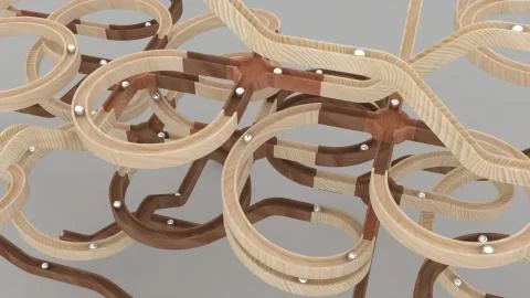 3d render of abstract motion background.. Illustrazione stock