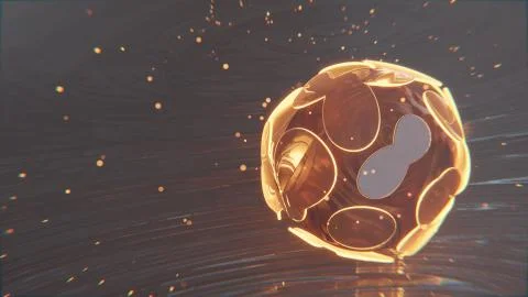 3d render abstract object realistic ball イラスト素材