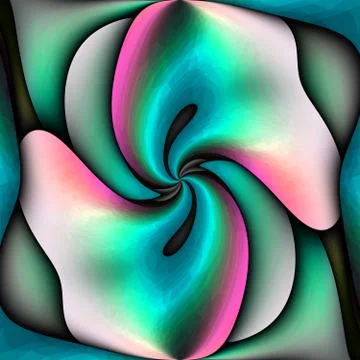 3D render abstract pattern background tile Stock-Illustration