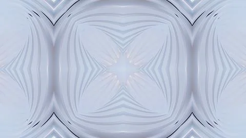 3d render. Abstract pattern. Pearl material. Kaleidoscope effect with Stock Illustration