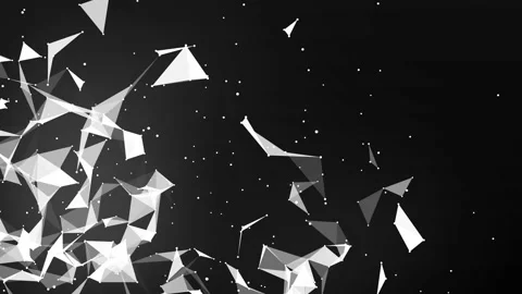 3D render of abstract Plexus Stock Footage 149829342