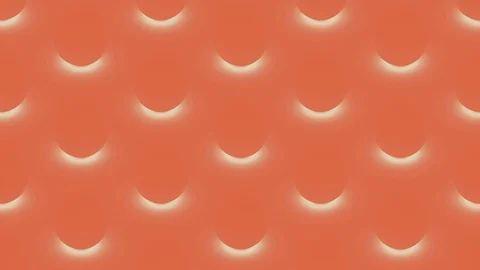 3D Render - Abstract Repeat Luminance Sphere Pattern Red Stock Footage 104814253