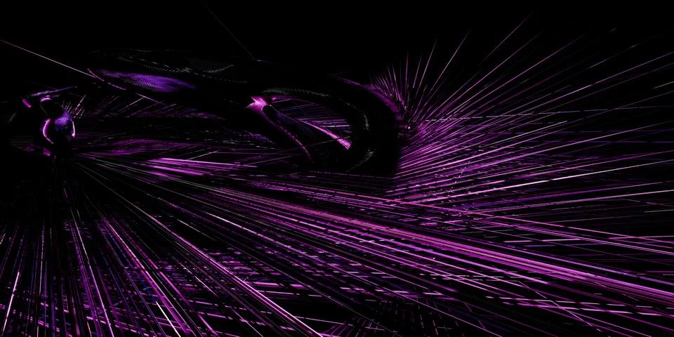 3d render of abstract scifi like structue 스톡 일러스트