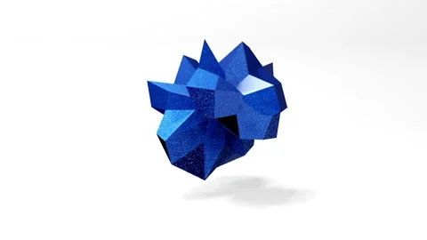 3d render abstract shiny cubes crystals animation loopable alpha matte mask t Stock Footage 148432740