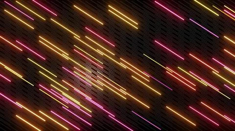 3d render. Abstract simple geometric background with orange red rectangles like Stock Illustration