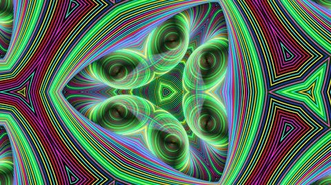 3d render. Abstract symmetrical background, 3d elements light up like bulbs with 스톡 일러스트