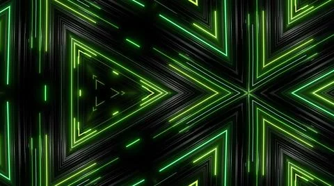 3d render. Abstract symmetrical background, 3d elements light up like bulbs with Stock Illustration