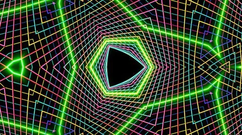 3d render. Abstract symmetrical background, 3d elements light up like bulbs with 스톡 일러스트