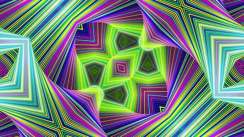 3d render. Abstract symmetrical background, 3d elements light up like bulbs with Stock Illustration