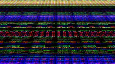 3d render abstract technology background. Quantum macro zoom. High detailed p イラスト素材