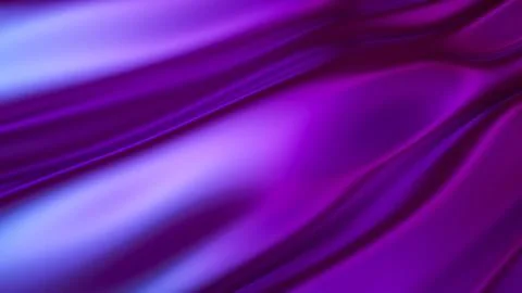 3d render, abstract violet wavy background, pink blue iridescent texture Illustrazione stock