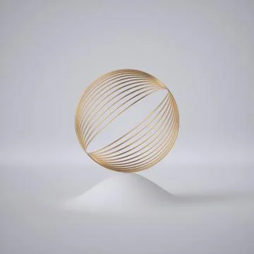 3d render, abstract white background, modern minimal concept, clean style. Illustrazione stock