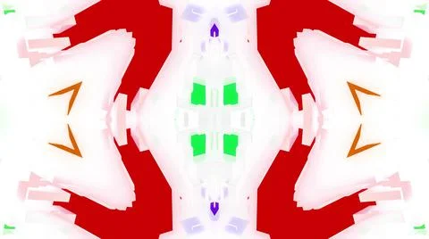 3d render. Abstract white sci-fi bg with symmetrical geometric pattern like Stock Illustration