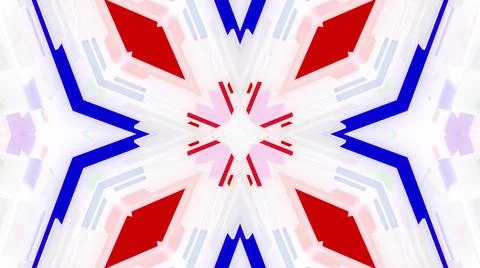 3d render. Abstract white sci-fi bg with symmetrical geometric pattern like イラスト素材