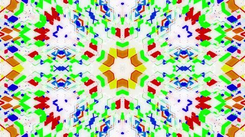 3d render. Abstract white science fiction background. Symmetrical geometric 스톡 일러스트