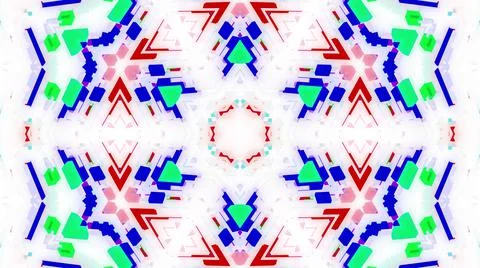 3d render. Abstract white science fiction background. Symmetrical geometric Stock Illustration