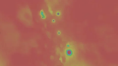 3d render abstraction of the quantum world or microcosmos Stock Footage 213262577