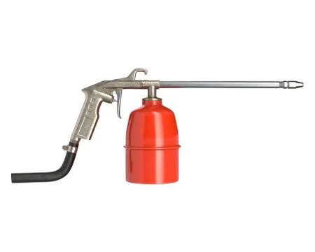 3D render of air spray gun isolated on white Stock Illustration