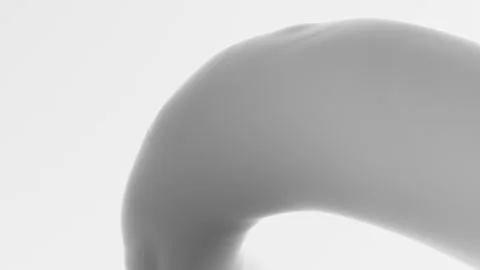 3D render of amorph object in fog Stock Footage 281650407