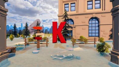 3D render and low poly Graphic resources for sustainable development goals .. イラスト素材