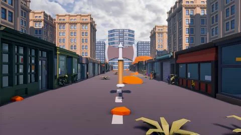 3D render and low poly Graphic resources for sustainable development goals .. 스톡 일러스트