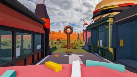 3D render and low poly Graphic resources for sustainable development goals .. 스톡 일러스트